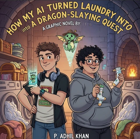P Adhil Khan - Author of How My AI Turned Laundry into a Dragon-Slaying Quest
