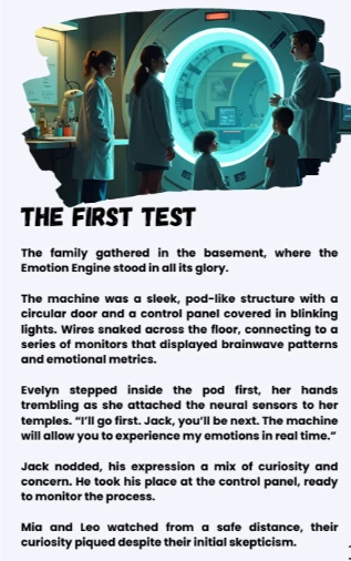 The Emotion Engine device core visualization showing emotional energy and temporal connection