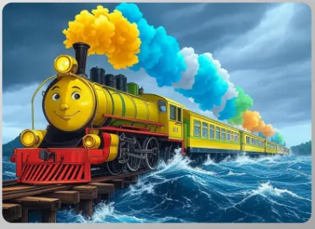 The Journey of the Hope Express Page 10 - Storm and Washed Away Bridge