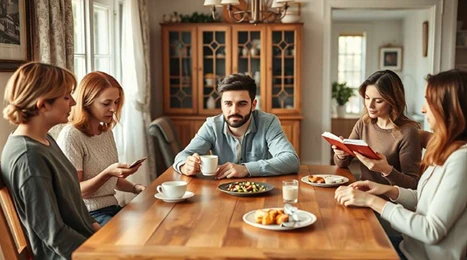 Key relationship moment from The Enchanted Balancing Act showing emotional vulnerability and connection