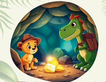 The treasure chamber revealing books and knowledge in The Quest for Knowledge's climax