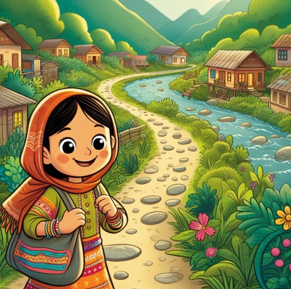 Maya's Quest Page 22 - Into the Realm of Rainbow Magic Bridge Pulsing with Energy