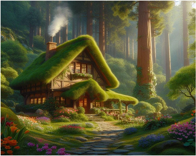 Magical celebration and musical gathering in the enchanted forest—moment from Leaf's Journey of Friendship and Wisdom