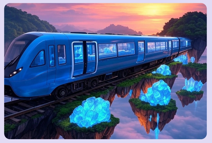 The Starlight Compass Page 5 - Ember Island Market with Alien Merchants