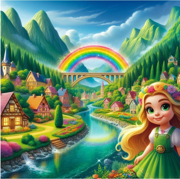 Maya's Quest Page 5 - The Rainbow Promise Ceremony with Village Gathering