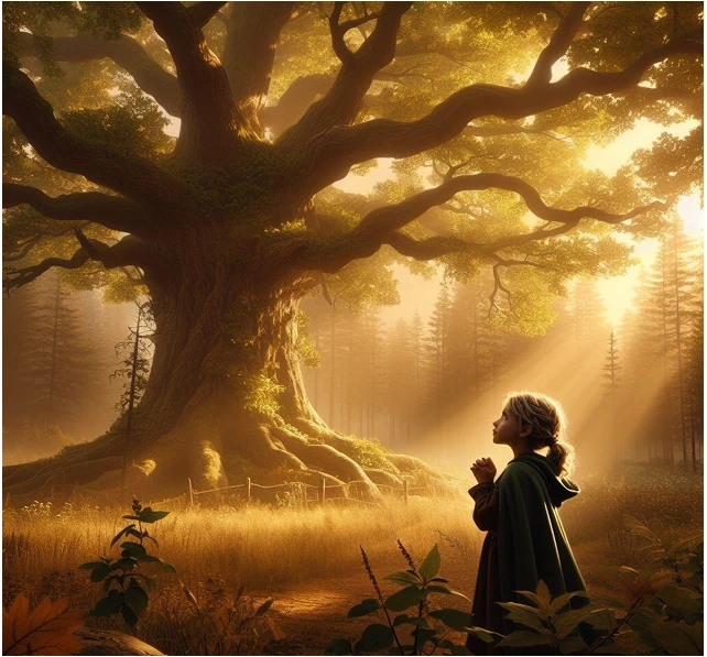 Magical moments and wisdom gathering in the enchanted forest from Leaf's Journey of Friendship and Wisdom