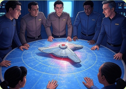 The Whispering Starship Page 8 - Distant scream echoes, non-human heartbeat detected in ship's ducts