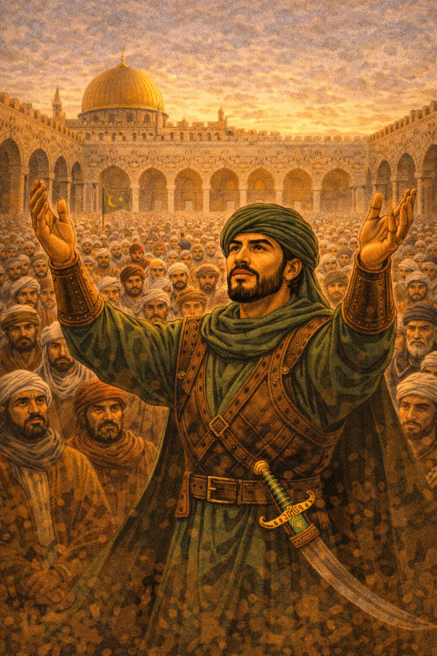 Islamic historical epic fiction book cover Kaarathagin