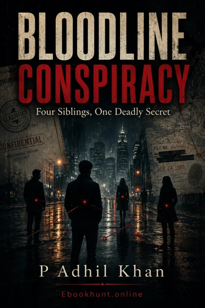 Bloodline Conspiracy Four Siblings One Deadly Secret book cover by P Adhil Khan