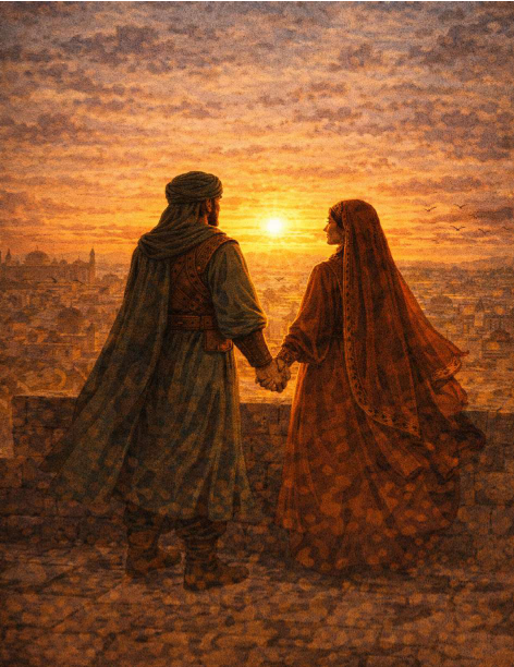 Crescent and Sword ending scene free Islamic historical fiction