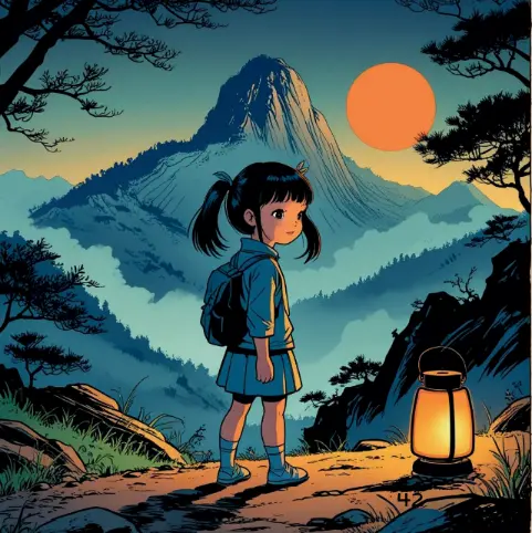 Lantern of the Last Mountain climax scene illustration