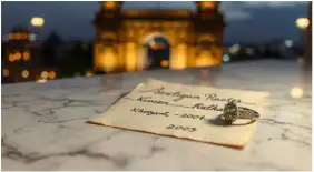 The diamond ring and hidden letter scene from Veiled Hearts by P Adhil Khan