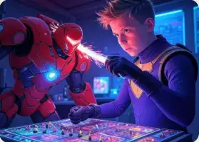 Ultraman Nova confronts his rival, a scene from Ultraman Echoes of Tomorrow