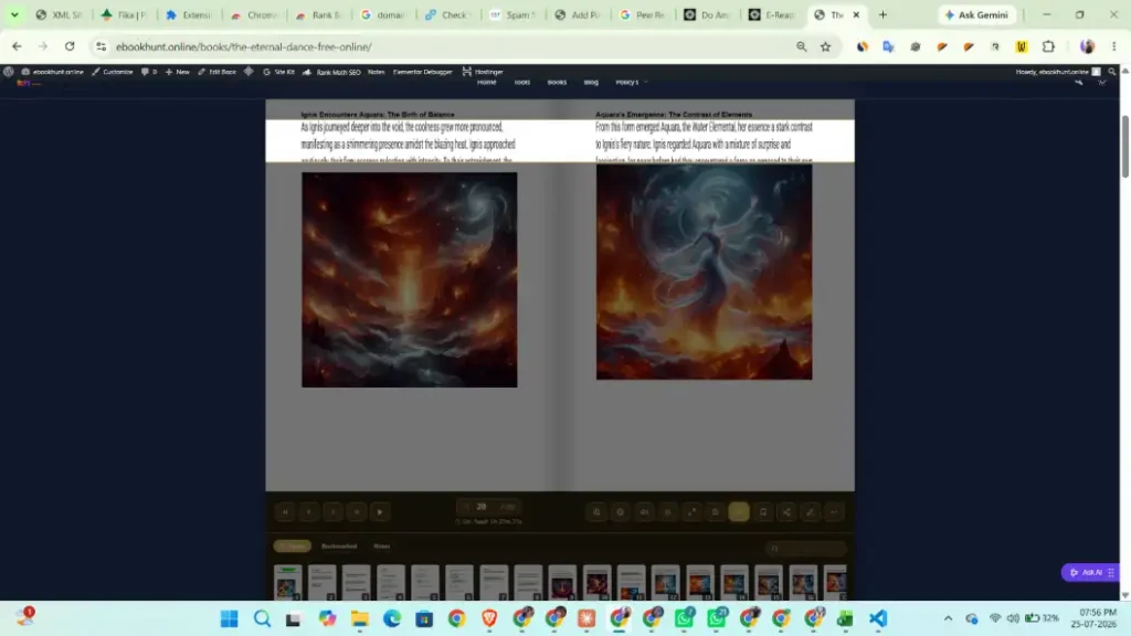 dark mode and text zoom controls when you read ebooks online free
