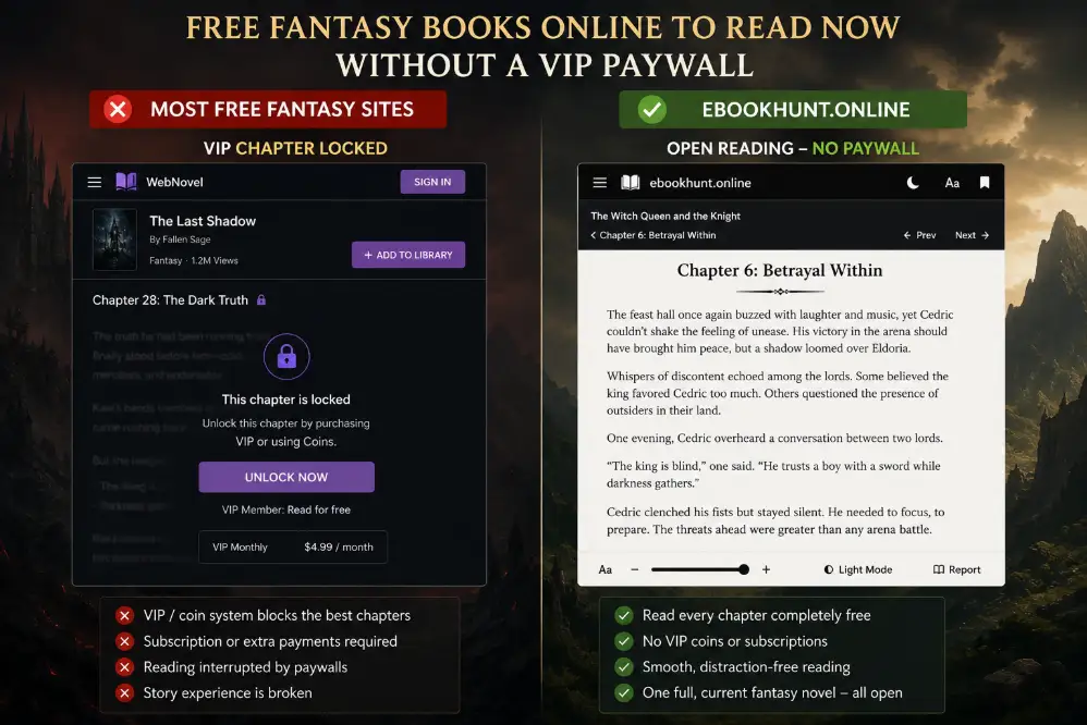 free fantasy books online to read now without a VIP paywall