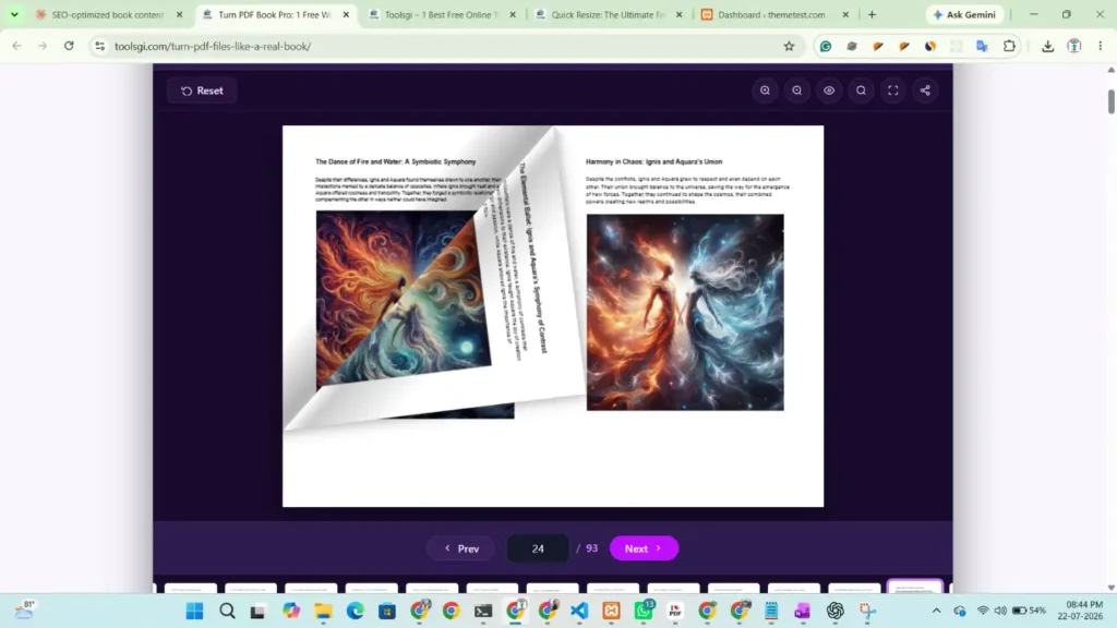 reading The Eternal Dance free online in 3D page-flip browser reader